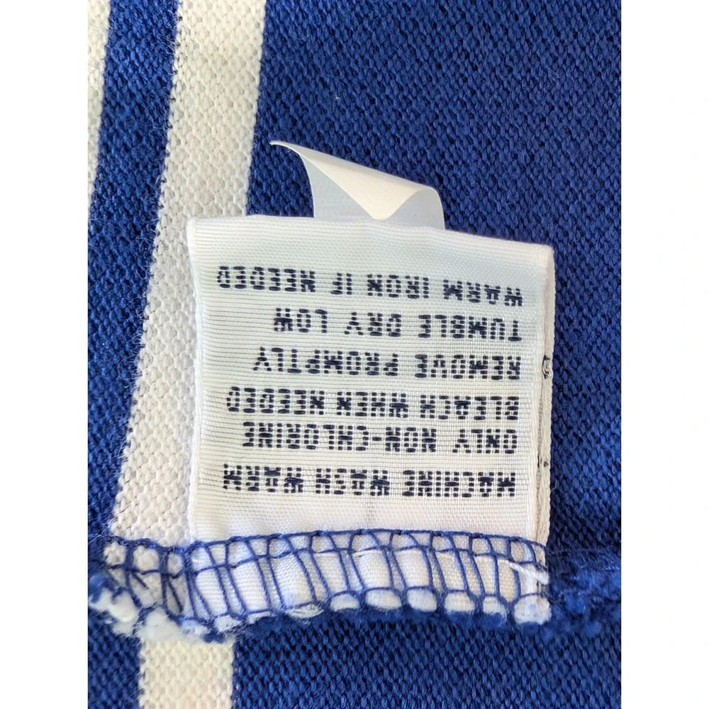 Polo Ralph Lauren Men's XL Polo Shirt Blue White‎ Striped Classic Fit Short...